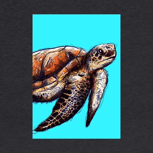 Green Sea Turtle by JuicyCreations